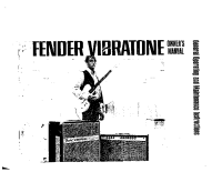 Fender Vibratone-Operation-Manual - Schematic 